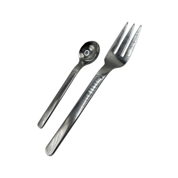 Reed & Barton Middleburg Marlborough Teaspoon & Fork silverware discontinued - Picture 3 of 7